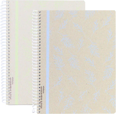 Kangaro ancor spiraalblok - ecologique - formaat a5 - met ruit 5mm - 2 stuks