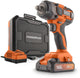 Powerplus dual power batterij slagmoersleutel powdp20161 - 1 2 snoerloze slagmoersleutel 20 v, 4350 tpm en 220 nm, incl. accu en lader