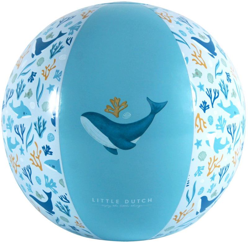 Afbeelding laden in galerijviewer, Little dutch strandbal blauw 35 cm ocean dreams
