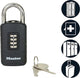 Masterlock hangslot en cijferslot in 1 - uniek slot met cijfercode én sleutel - cijferslot - hangslot - master lock 656eurdblk