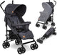 Lionelo elia - buggy - lichte 7kg en duurzame kinderwagen - paraplu buggy - 5-punts gordel - rijke set - grote mand - muskietennet - geschikt voor kinderen tot 15 kg - verstelbare rugleuning tot ligpositie en voetensteun - van 6 maanden tot 5 jaar
