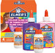 Elmer's kleurslijmpakket | slijmmaterialen bevatten uitwasbare kleur-pva-lijm | diverse kleuren | met tovervloeistof slijmactivator | 4-delig slime pakket