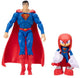 Jakks sonic dc knuckles (6 cm) superman (13 cm) meerkleurige figuuren