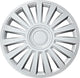Car plus wieldoppen california 16 inch abs zilver set van 4
