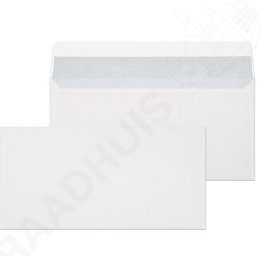 Raadhuis dienstenvelop dl (ea5 6) - 110x220mm - venster links - met plakstrip - wit - 500 stuks - envelop - rd-202520