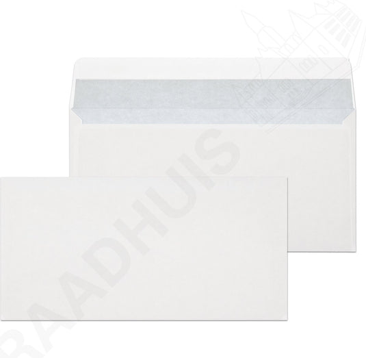 Raadhuis dienstenvelop dl (ea5 6) - 110x220mm - venster links - met plakstrip - wit - 500 stuks - envelop - rd-202520