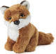 Living nature - knuffel - vos - zittend - 15 cm