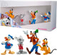 Bullyland 15150 – disney 100 jaar verjaardagsfigurenset met mickey mouse, donald duck, pluto en goofy – speciaal voor disney-verzamelaars en jonge fans – perfect als cadeau of taartdecoratie