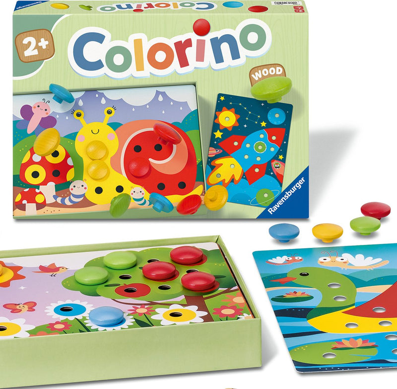 Load image into Gallery viewer, Ravensburger mijn houten colorino kinderspel

