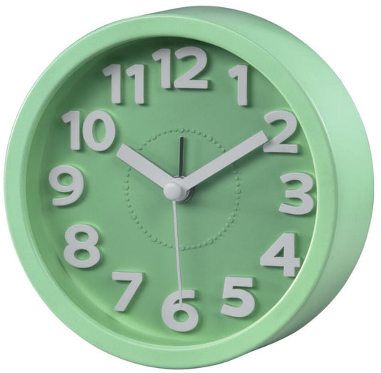 Hama wekker- retro - rond- lichtgroen