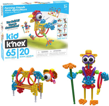 K'nex bouwset farmin friends - kleurrijk constructiespeelgoed boerderij.