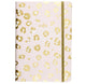 Eccolo notitieboek - leopard - lijn - ca.15x20cm - met elastiek sluiting - ec-d447u