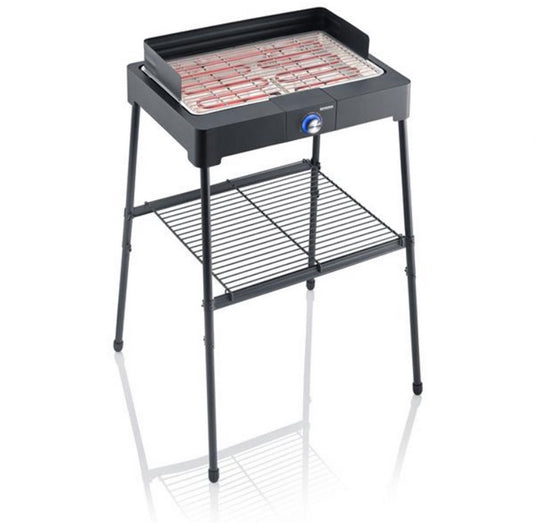 Severin pg8566 elektrische barbecue 2200w zwart