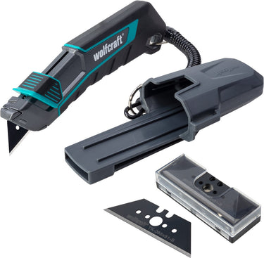 Wolfcraft - trapeziummes - veiligheidsmes met koker - 8669060