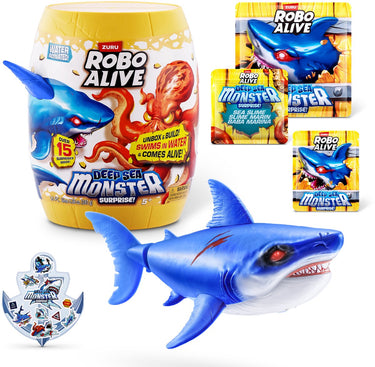 Robo alive deep sea monster surprise(shark) van zuru