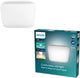 Philips led philips mauve plafonnière - wit - vierkant - 17 w