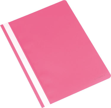 Q-connect snelhechtmap, a4, roze 25 stuks