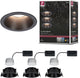 Paulmann led-inbouwlamp 3-step-dim cole coin set van 3 ip44 rond 88mm coin 3x6w 3x470lm 230v dimbaar 2700k zwart