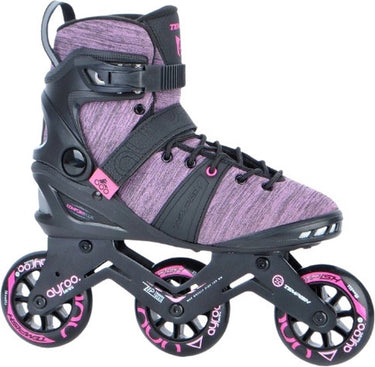 Tempish ayroo 3x90 dames skeelers – 3 wielen 90mm – fitness speed inline skates – zwart roze – maat 38