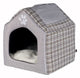 Trixie relax iglo hondenhuis silas grijs creme
