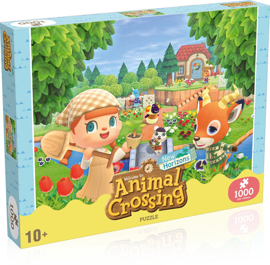Winning moves animal crossing - puzzle 1000 pcs