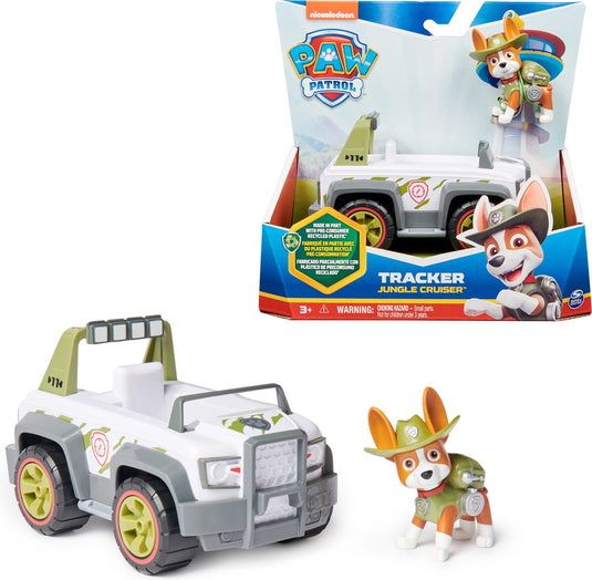 Paw patrol - zuma's hovercraft - speelgoedauto met speelfiguur - 68% gerecycled plastic - duurzaam speelgoed