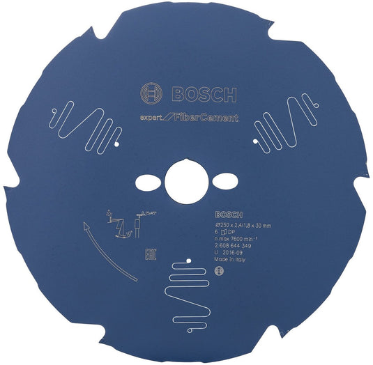 Bosch blad expert for fiber cement 250x30x2.4