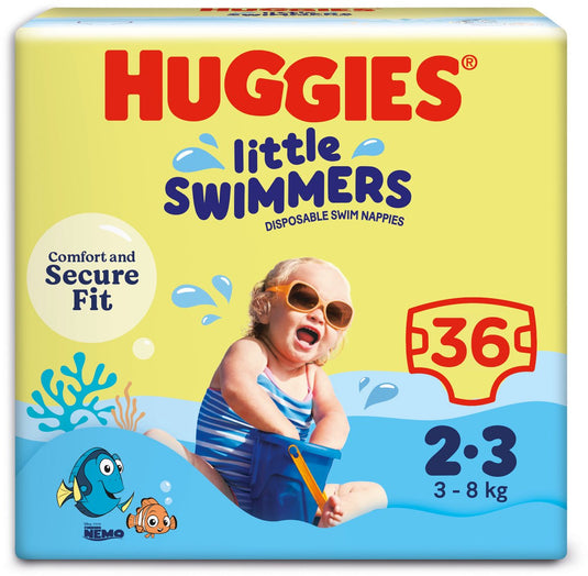 Huggies little swimmers - zwemluiers - maat 2 3 - (3 tot 8 kg) - voordeelverpakking - 36 stuks