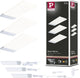 Paulmann led-onderkastverlichting bredo naderingsschakelaar set van 3 3x2,5w 80x190 mm 3x180lm 230 12v zilver