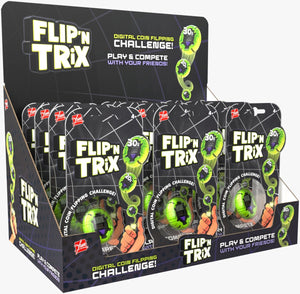 Goliath games flip 'n trix digitale munt - kop of munt spel