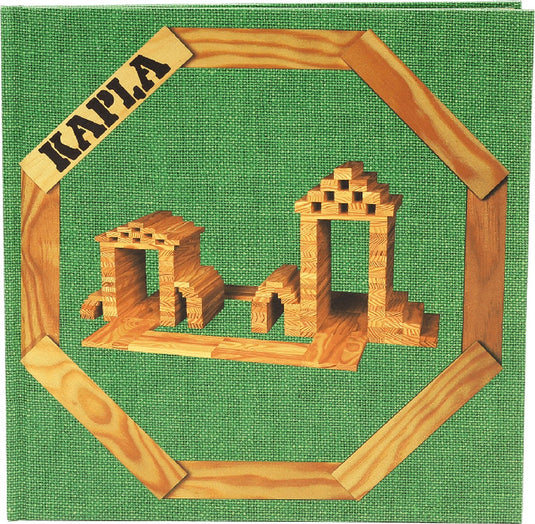 Kapla - kleur - constructiespeelgoed - groen - voorbeeldboek