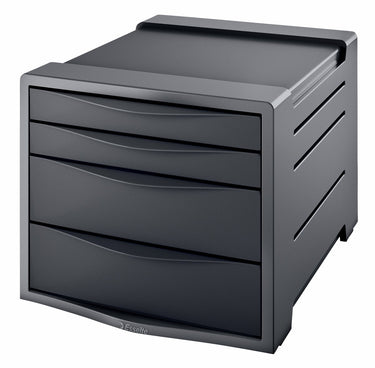 Esselte drawer cabinet vivida black