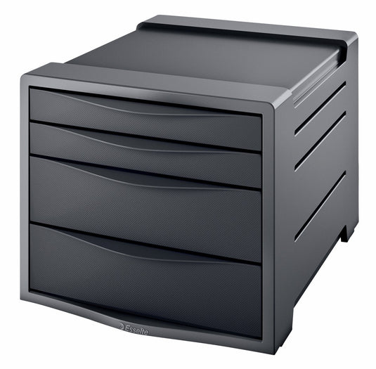 Esselte drawer cabinet vivida black