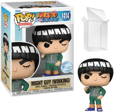 Funko pop animation: naruto shippuden - might guy (winking) pop #1414