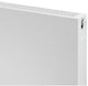 Plieger compact paneelradiator type 22 vlak - wit - 60 x 120 cm
