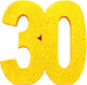 Merkloos sans marque verjaardag tafeldecoratie goud 30.