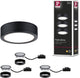 Paulmann led-onderkastverlichting pukk 3x3,5w 65 mm 3x210lm 230v rond zwart