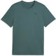 Puma tad essentials solid cat logo small t-shirt met korte mouwen groen m man