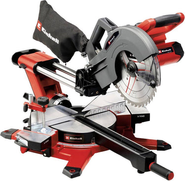 Einhell accu radiaal afkort- verstekzaag te-sm 36 10 li solo - power x-change - 36 v li-ion - ø254 mm - incl. 40 tands zaagblad - excl. accu en lader