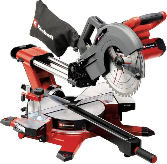 Einhell accu radiaal afkort- verstekzaag te-sm 36 10 li solo - power x-change - 36 v li-ion - ø254 mm - incl. 40 tands zaagblad - excl. accu en lader