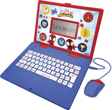 Lexibook ordinateur portable éducatif bilingue spidey and his amanzing friends (fr en)