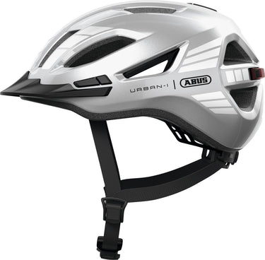 Abus fietshelm urban-i 4.0 signal silver xl - 60-64 cm - zilver - geschikt voor gebruik op elektrische fietsen - stadsfietsen - 310 g