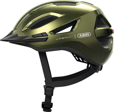 Abus fietshelm urban-i 4.0 pepper green s - 51-55 cm - groen - geschikt voor gebruik op elektrische fietsen - stadsfietsen - 250 g