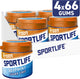 Sportlife frozn deep pot - extreem frisse suikervrije kauwgom - 4x99g