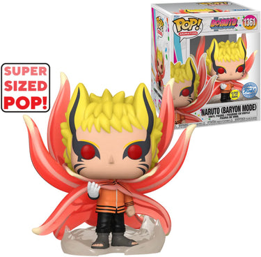 Funko pop! naruto (baryon mode) (glow) 6 inch - boruto: naruto next generation exclusive