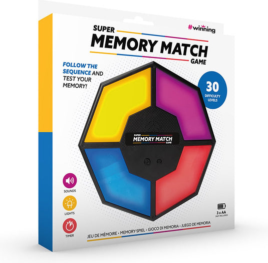 #winning super memory match spel – interactief geheugenspel – test reactie concentratie – voor jong en oud