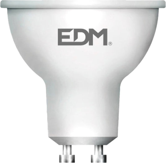 Edm led spot lamp gu10 5w 6400k 400lm 230v - 50mm - led lampen - koel wit - 3-pack