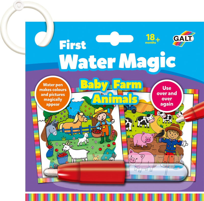 Load image into Gallery viewer, Galt water magic - baby boerderijdieren - vanaf 1 jaar - water kleurboek
