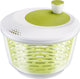 Westmark slacentrifuge, inhoud: 4,4 l, ø 23,5 cm, kunststof, bpa-vrij, spinderella, doorzichtig wit groen, 2430226a