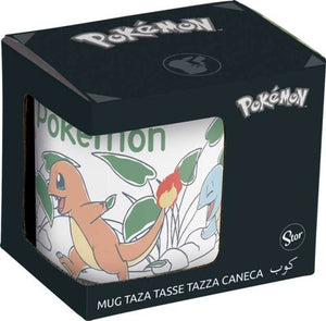 Pokémon mok – charmander totodile – keramische beker 325ml – giftbox – “chill” design – officiële pokémon merchandise